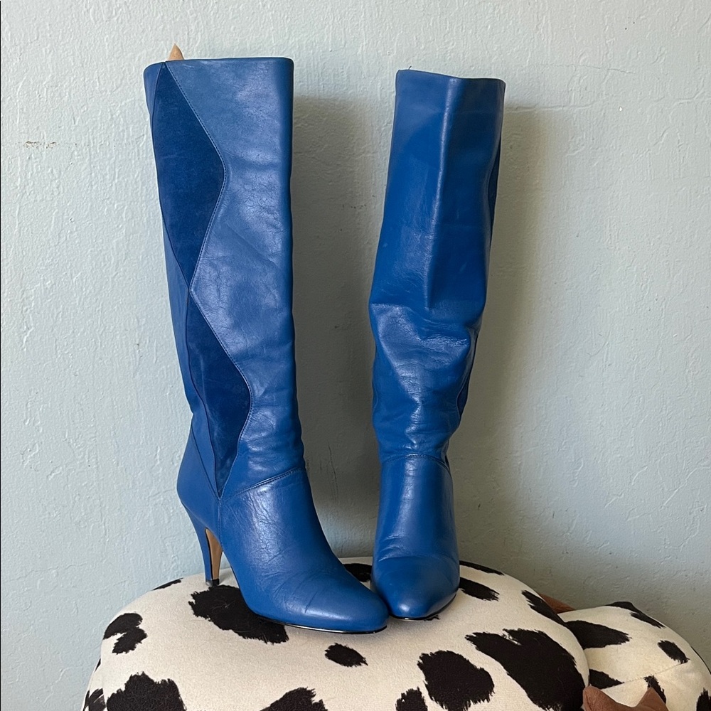 Life Stride Vibrant Blue Heeled Boots